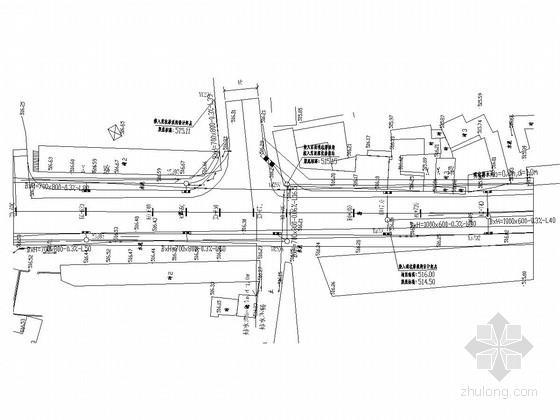 [四川]城市支路旧路改造工程排水电力照明施工图设计84张
