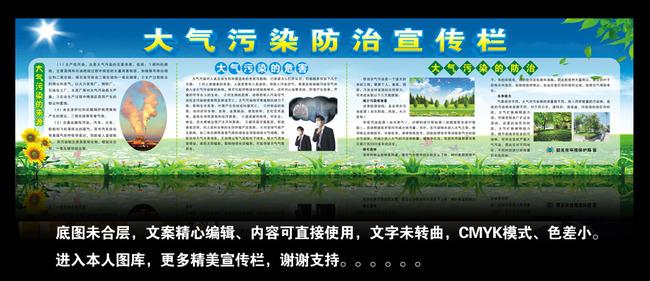 【】大气污染防治宣传栏_图片编号:wli12103663_其他展板设计_展板